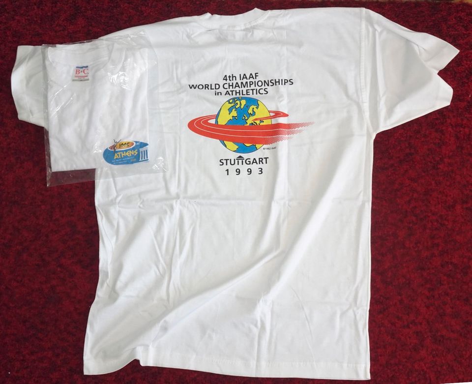 T-Shirt 4th IAAF World Championships Athletics Stuttgart 1993 XXL in Herrstein