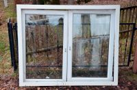 Fenster Kunststoff, gebraucht, weiß, 2-flügelig, 160 x 129 cm Sachsen - Oderwitz Vorschau