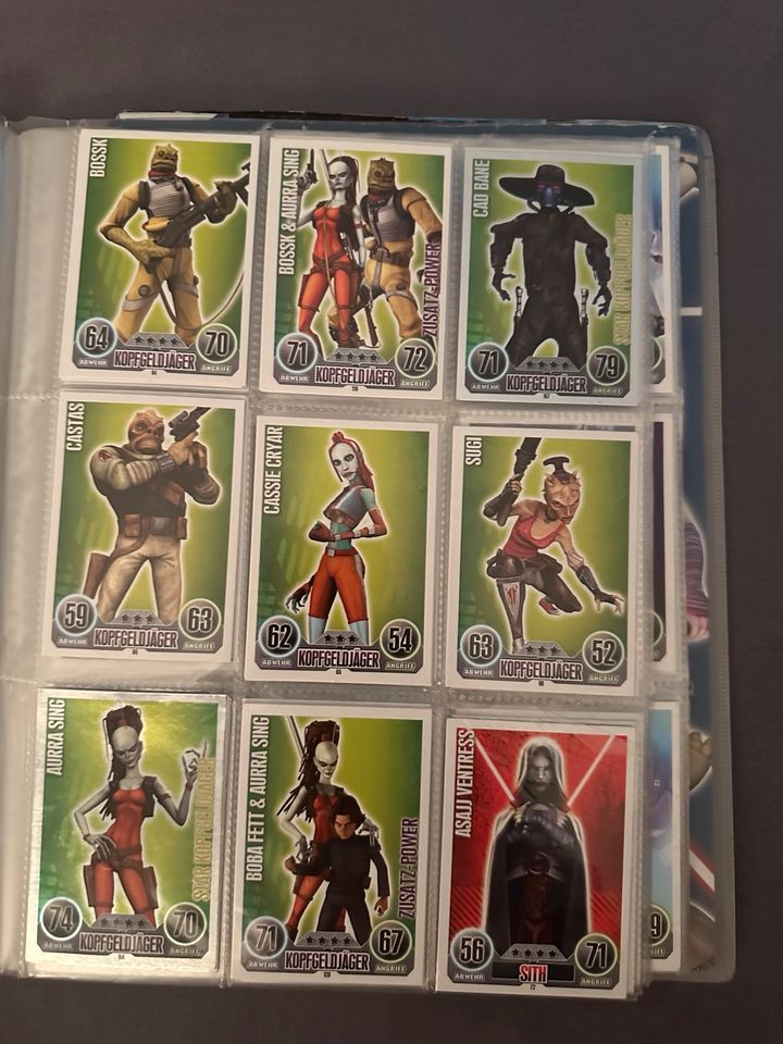 Star Wars Force Attax Karten (230+ Karten) in Markt Schwaben