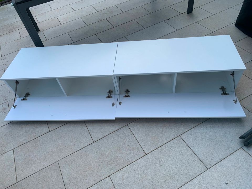 2 x Kommode, TV-Unterschrank in Weiß in Wölfersheim