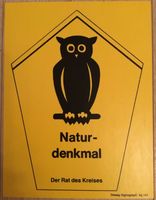 Schild Naturdenkmal Rat des Kreises DDR Naturschutz Deko Garten Brandenburg - Doberlug-Kirchhain Vorschau