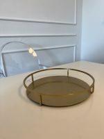 H&M Home Deko Tablett Gold Metall rund Bochum - Bochum-Wattenscheid Vorschau