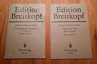 Edition Breitkopf J.S.Bach Klavierauszug EB 7020 u. EB 7050 Niedersachsen - Bad Iburg Vorschau