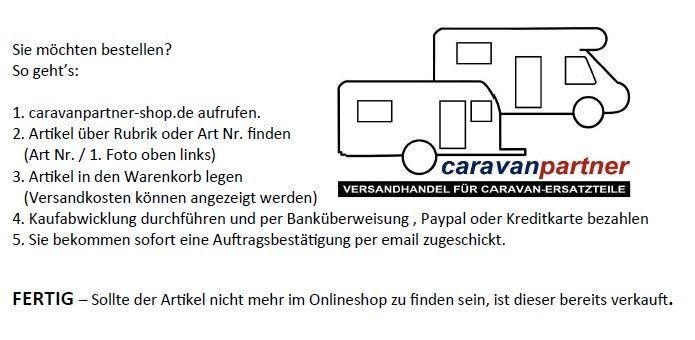 Hobby Wohnwagen Staufachklappe 71 x 32 gebraucht mit Schlüssel ge in Schotten