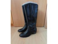 NEU Tamaris hohe Stiefel 37 Echtleder Schwarz Stretch Schaft Berlin - Rudow Vorschau