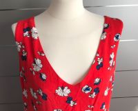 Rotes EDC Sommerkleid mit Blumenmuster, Gr. 44 Bayern - Schöllkrippen Vorschau