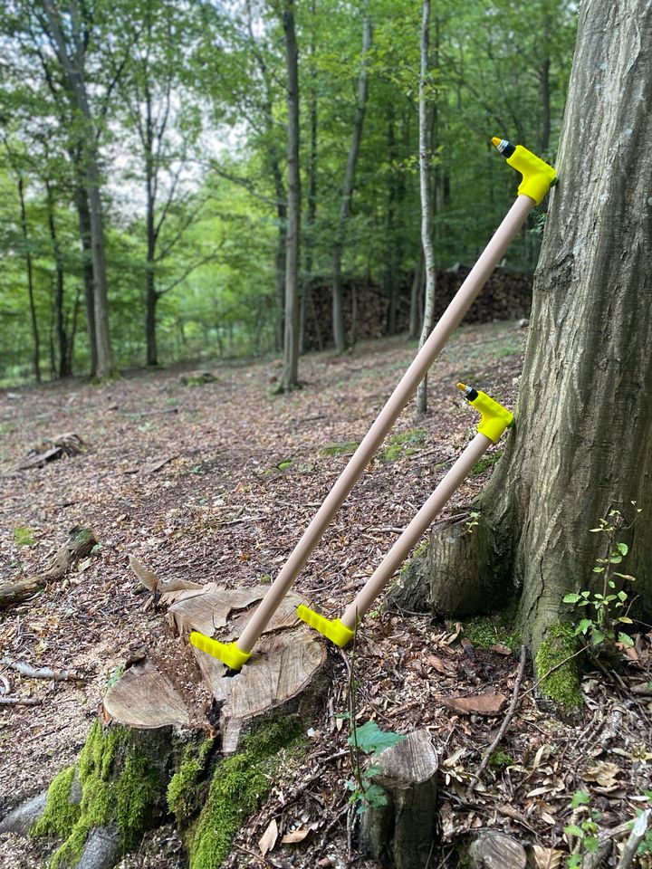 Markierhilfe Brennholz Anreißmeter Meterreißer Ablängstab in Neuhof