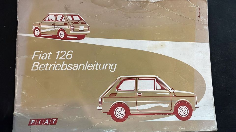 Fiat 126 Betriebsanleitung 09/1973 in Gaggenau