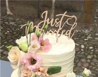 „Just Married“ mit Herz Tortentopper Caketopper Holz Schleswig-Holstein - Tröndel Vorschau