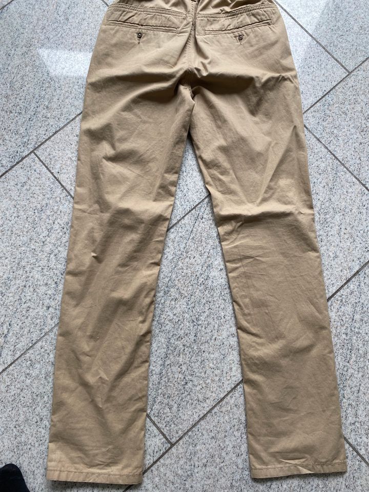 Hose Schicke Anzugshose premium C&A Gr.164 beige in Biberach an der Riß