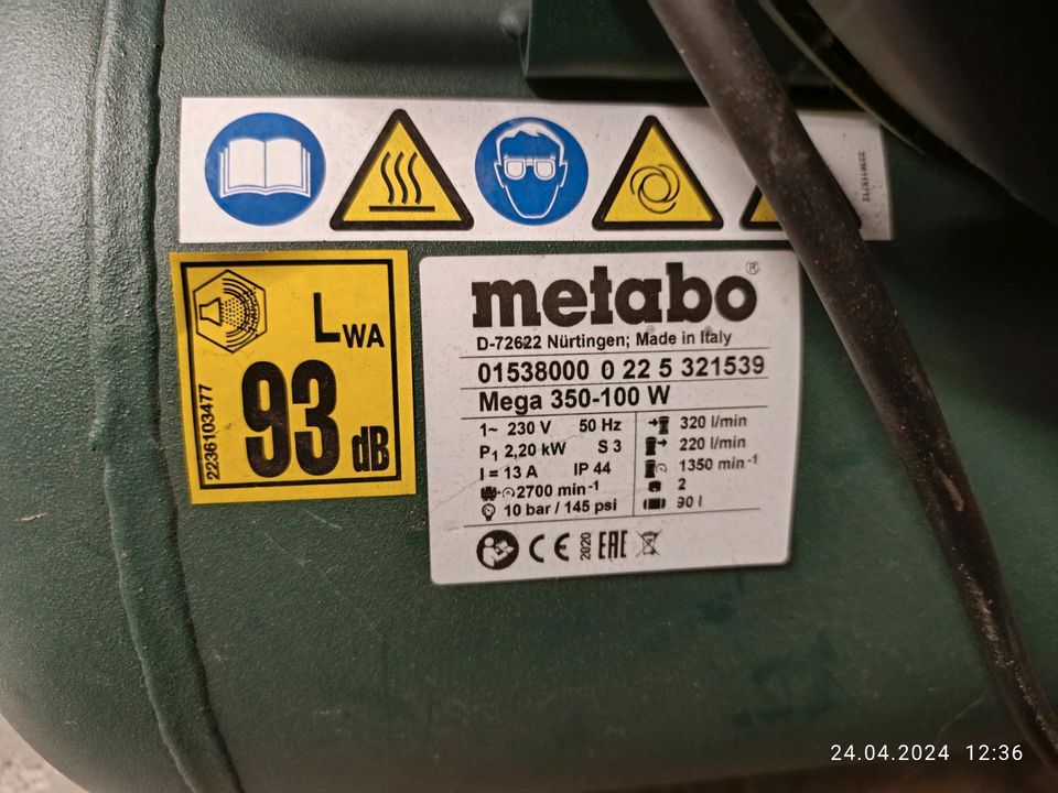 Metabo Kompressor Mega 350-100W in Wehingen