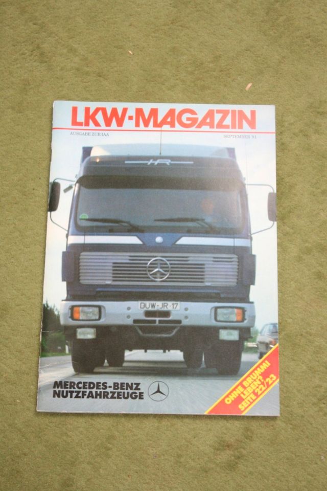 LKW Oldtimer LKW-Magazin IAA 1981 in Berlin