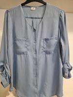 Sonja Blank Damenbluse Gr. 44, taubenblau Rheinland-Pfalz - Mommenheim Vorschau