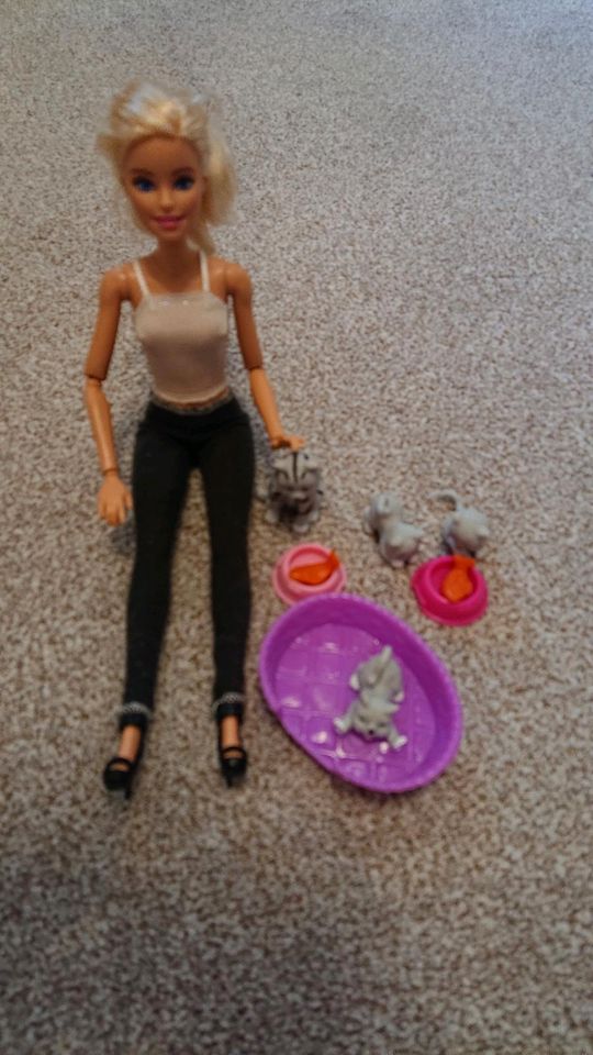 Barbie Set 5(kein Büwa Versand!)mit  Katzen in Schwarzheide