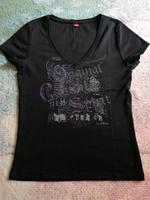 T-Shirt von S.Oliver Gr. 38/M Schwarz mit Motiv Kr. Dachau - Dachau Vorschau