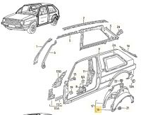 !SUCHE! Innenradlaufblech hi re Golf 2 16V,GTI,G60 Baden-Württemberg - Rheinfelden (Baden) Vorschau