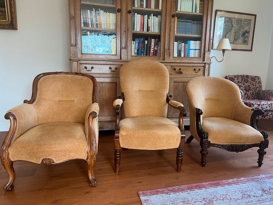 Antike Sessel von 1810, Wingchair, England in Itzehoe