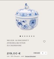 Org Meissen Porzellan zwiebelmuster Zuckerdose 220€ München - Milbertshofen - Am Hart Vorschau