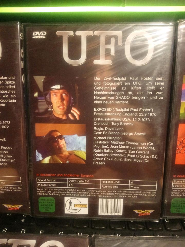DVD Serie UFO, -1970-1973, 5 Stück noch verpackt in Kalefeld