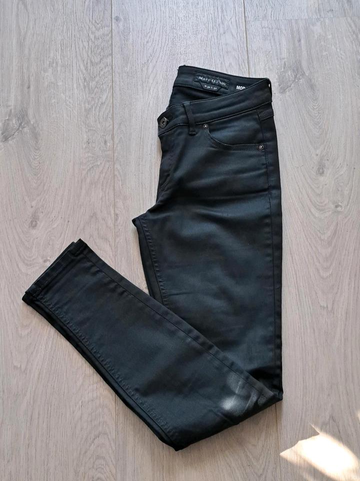 MOP Skara Slim Jeans Lederoptik coated beschichtet W30 L32 in Pegau
