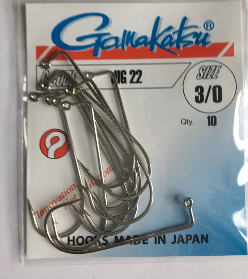 Gamakatsu Jighaken Jig 22 Gr. 3/0 - 4,00€ . 10 St. pro Packung in Gerolzhofen