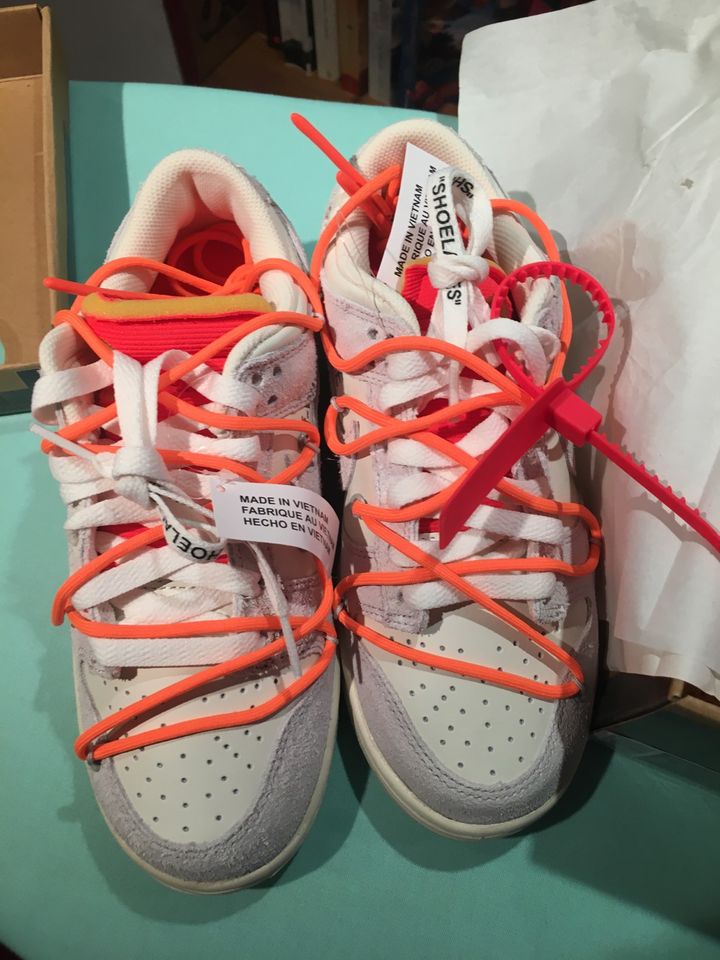 Nike dunk off white lot 31 Größe 38 neu in Stuttgart