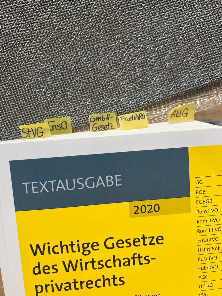 nwb Wichtige Gesetze des Wirtschaftsprivatrechts BGB InsO AktG in Bitz