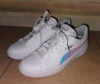 Puma Smash v2 Holo Jr Sneaker weiß gebraucht sehr gut Brandenburg - Bernau Vorschau