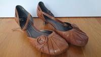Leder Pumps in braun, Gr. 39 Leipzig - Stötteritz Vorschau