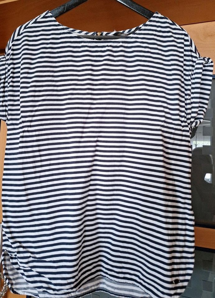 Tom Tailor L Shirt maritim Tshirt Bluse kurzarm in Weil der Stadt