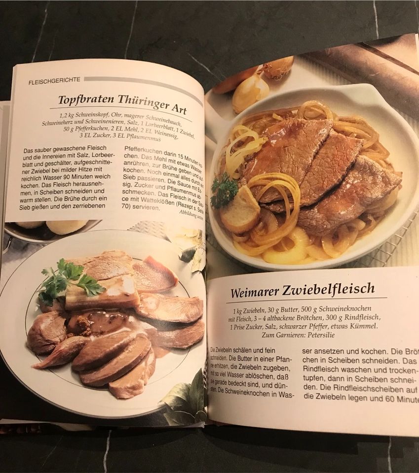 Sächsisch-Thüringische Küche - Kochbuch 1991 in Höchstadt