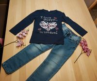 Shirt & Jeans Gr. 116 Mädchen Bayern - Anger Vorschau