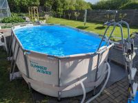 Pool Wärmepumpe, Gartenpool, Sandfilteranlage, Abdeckung x2 Schleswig-Holstein - Brebel Vorschau