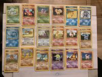 58 Pokemon Karten Base Set, Glumanda, Glutexo und Co Schleswig-Holstein - Börm Vorschau