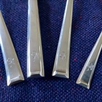 800er Silber Messer Gabel Löffel Teelöffel Set Bruckmann Art Deco Niedersachsen - Bockenem Vorschau