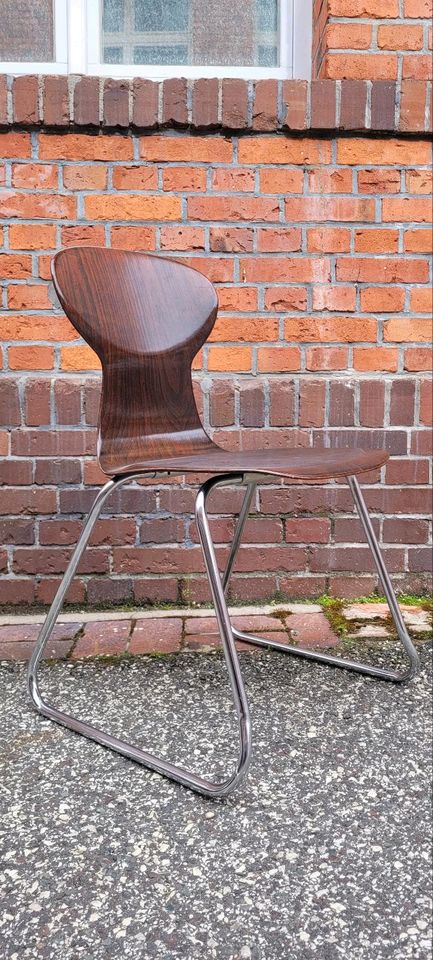 1/5 Flötotto Ära Design Stuhl Chair Pagholz Kufengestell Vintage in Magdeburg