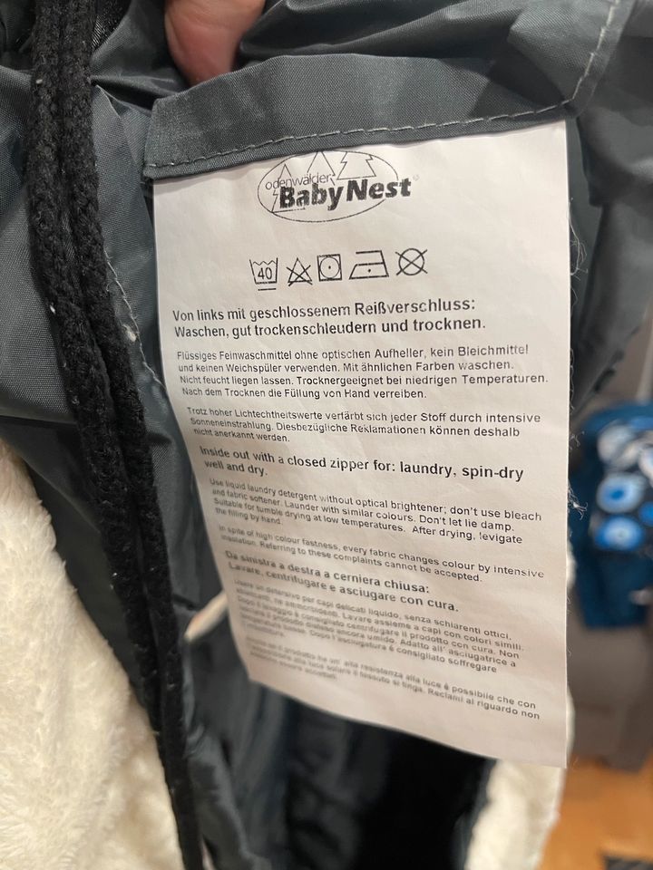 Odenwälder Winter Fusssack  Babynest in Niestetal