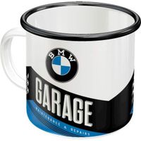 BMW Garage Emaille Kaffee Becher Kaffeetasse Kaffeepott Groß Hessen - Fulda Vorschau