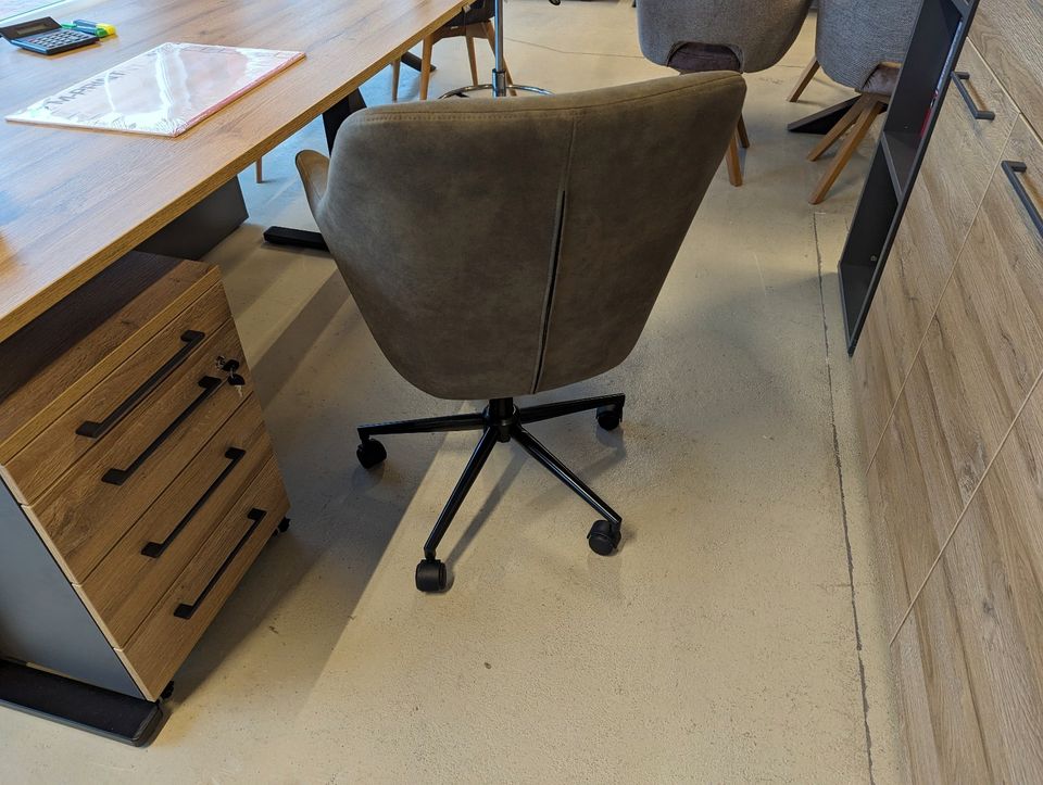 Bürostuhl Drehstuhl Stuhl WORKRELAXED Microfaser Khaki BEV in Beverungen