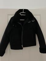 Schwarze Jacke mit Kunstfell Bayern - Augsburg Vorschau