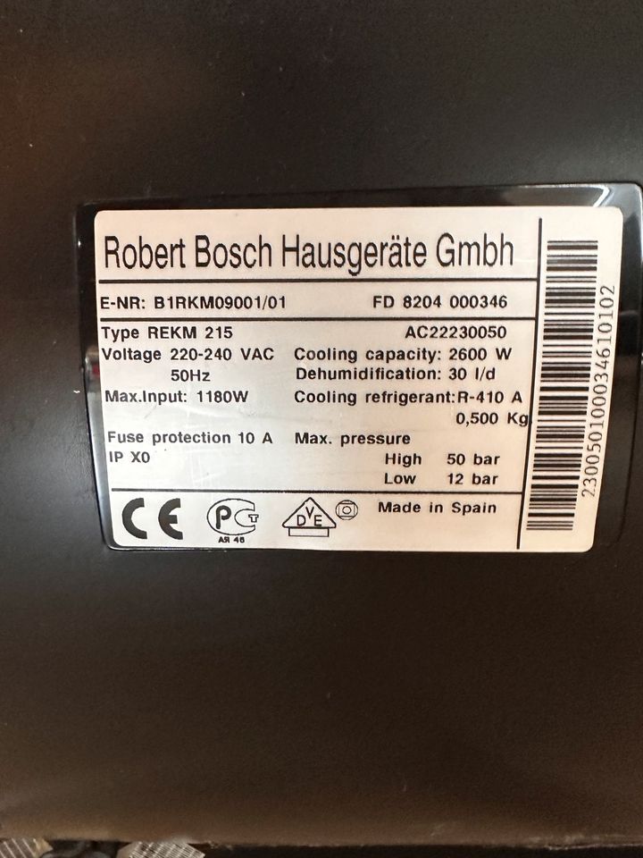 Bosch REKM 215, mobile Klimaanlage in Salzkotten