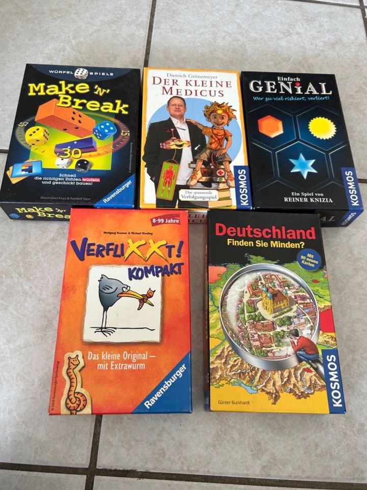 Diverse kleine Spiele/ Mitbringspiele in Kürten