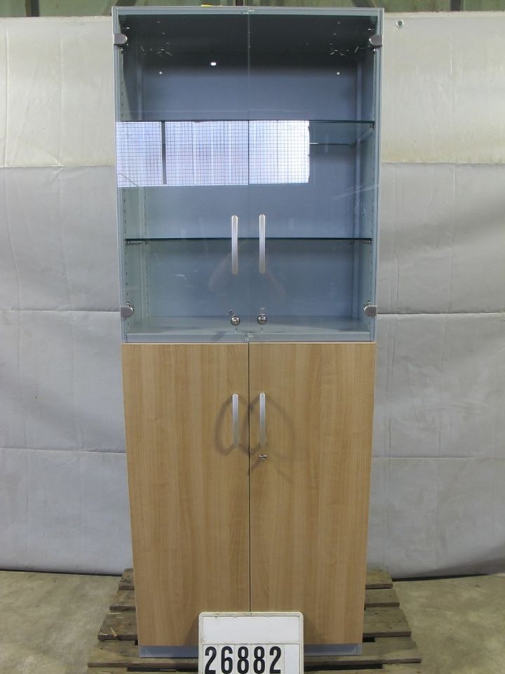 Vitrine Glasvitrine Büroschrank Aktenschrank Stahlschrank 26882 in Dinslaken