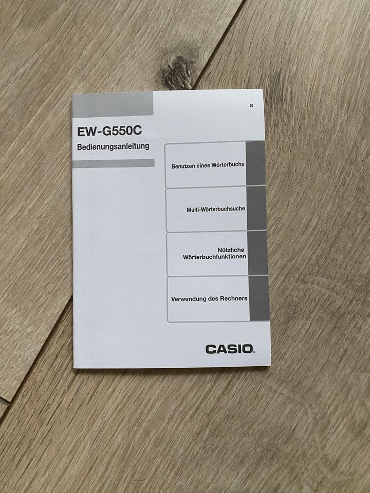 Casio Ex-Word elektronisches Wörterbuch EW-G550C in Westoverledingen
