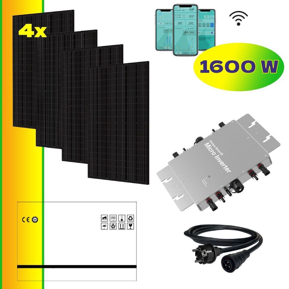 Balkonkraftwerk 1680W / 1600W PV Steckerfertig WIFI Smart in Hamminkeln