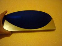 Wandlampe 40x10 blau + Edelstahl, Schirm als Schale Bad Doberan - Landkreis - Dummerstorf Vorschau