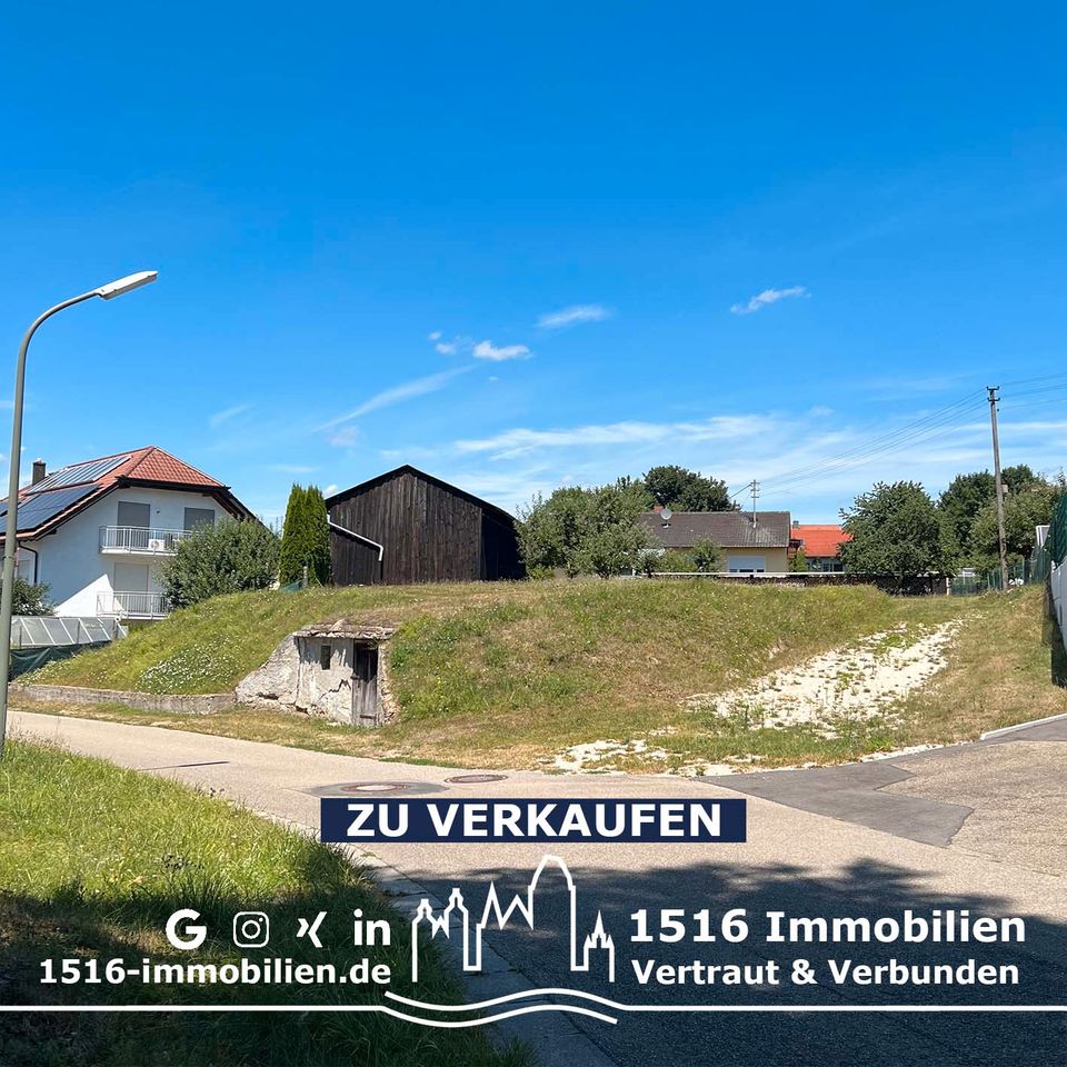 1282 m² Wohnbaugrundstück mit unverbaubarem Ausblick in Vohburg an der Donau