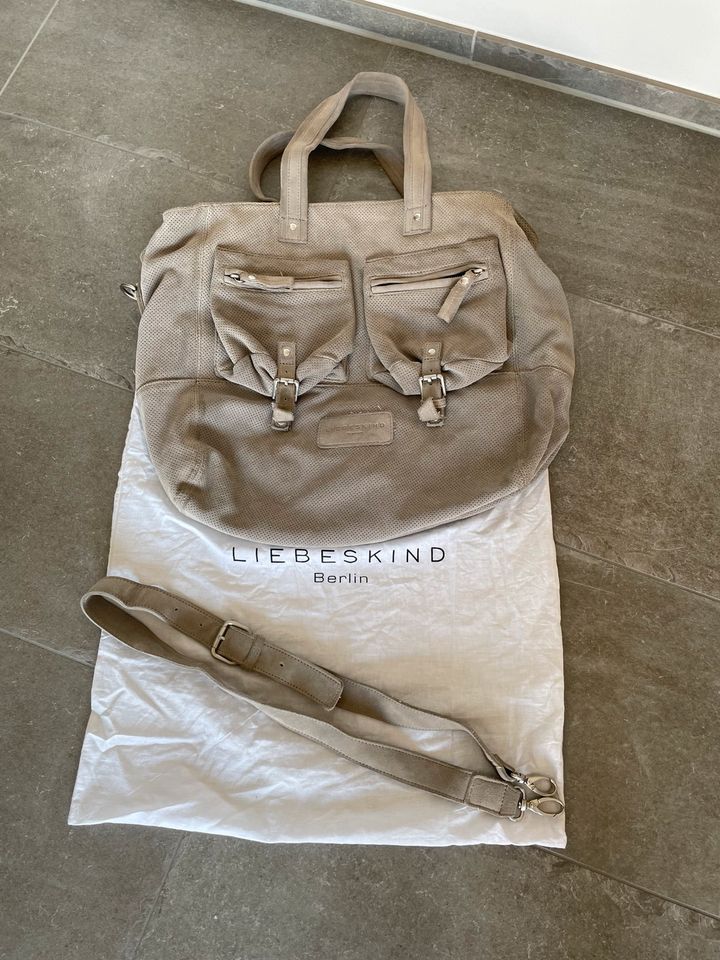 Liebeskind ᕱ Tasche XXL-Shopper Wildleder grau inkl.Versand | TOP in Gangelt