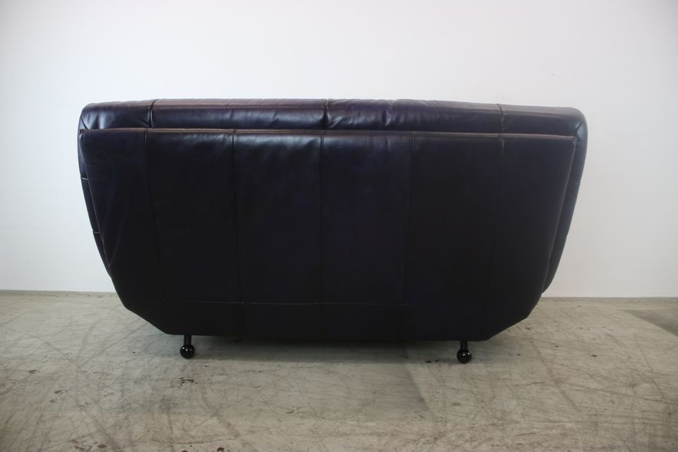 Rolf Benz Sofa BMP Dunkel Lila Schwarz Designer Couch Echt Leder in Berlin