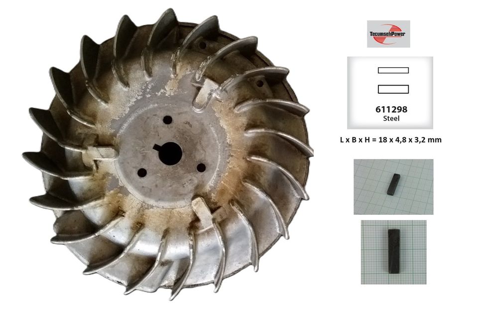 Tecumseh Aspera Schwungradkeil Flywheel Key • 611298 • LAV Motor in München